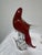 Hand Blown Vintage Red + Gold Murano Bird Figurines, Set of Two For Sale In San Francisco - Image 6 of 12