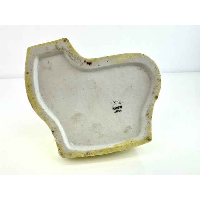 Vintage 1940's Hiten Japan Porcelain Equestrian Desk Caddy With Horse & Dogs For Sale - Image 11 of 11