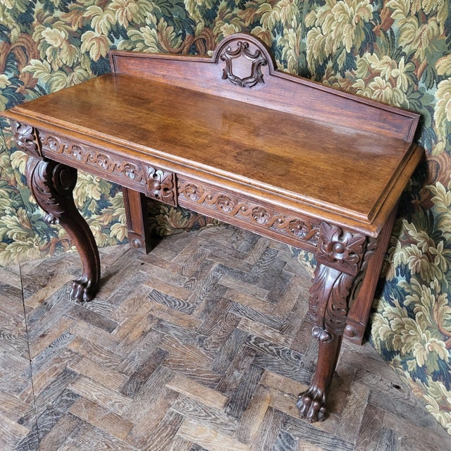 Country House Oak Console Table, 1840 For Sale - Image 3 of 9