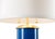 Brighten your home with this charming transitional table lamp. Savannah features a colorful glass cylinder with a dazzling...