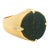 Vintage Italian 18k Gold Diamond Intaglio Ring by Bastian Bros, Size 10 For Sale