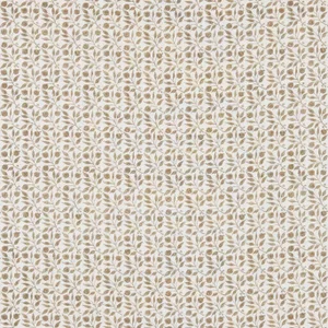 Morris & Co Rosehip Fabric in Linen/Ecru