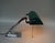 Art Deco Bankers Lamp in Chrome-Plated and Green Enameled Shade, 1920s For Sale - Image 11 of 18