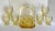 Early 20th Century Set of 12 Yellow Depression Era Glasses and Plates For Sale - Image 13 of 13