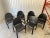 Mid-Century Modern Set of 6 Gae Aulenti for Knoll International 'Orsay' Dining Chairs 1984, Signed For Sale - Image 3 of 17
