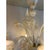 Murano Glass Chandelier in Milky and Gold with Flowers and Leaves by Simoeng For Sale - Image 6 of 14