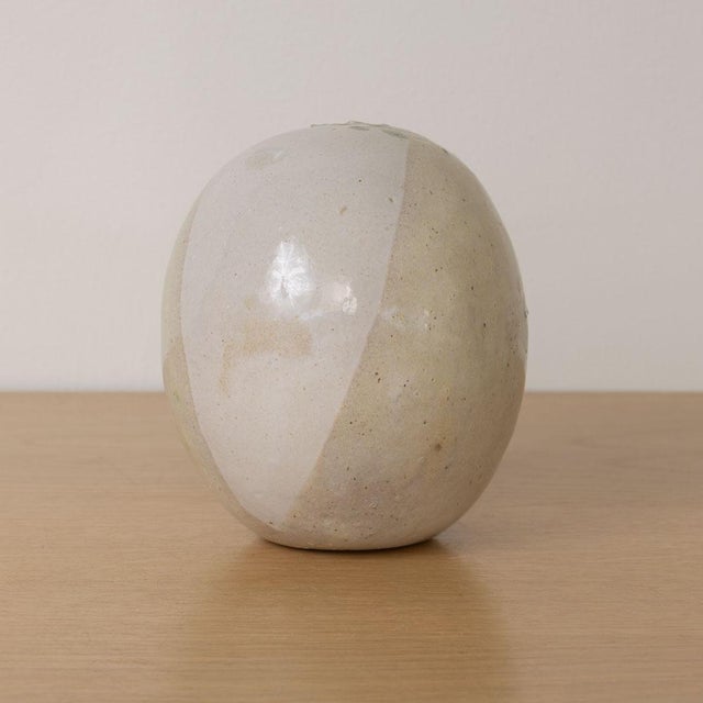 1960s French Etched Stoneware Ceramic Vase For Sale In Los Angeles - Image 6 of 9