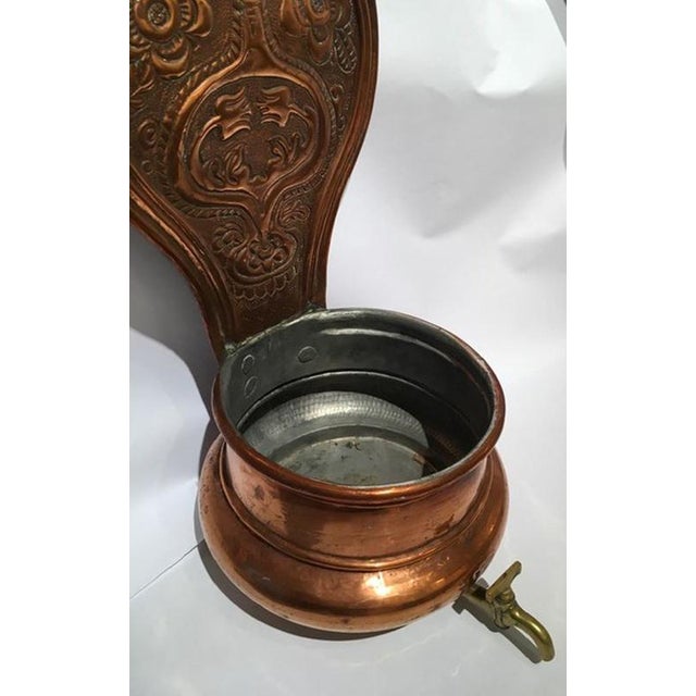Copper Kitchen Wall Planter Pot, Italy, 1890s For Sale - Image 5 of 15