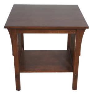 Stickley Mission Oak Two-Tier Square Lamp Table