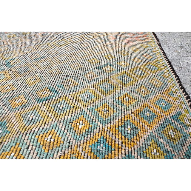 1960s Vintage Anatolian Bohemian Kilim Rug For Sale - Image 9 of 11