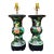Pair of Vintage Chinese Cloisonné Vase Lamps For Sale
