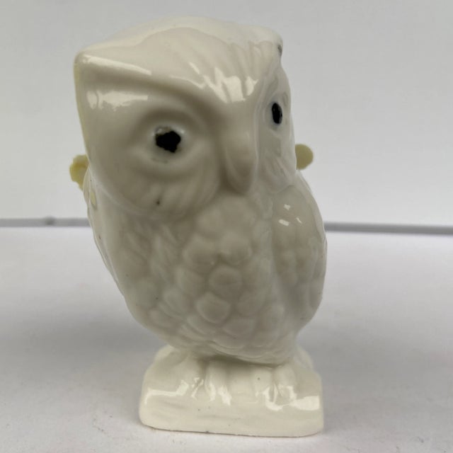 Vintage Mid 20th Century China Owl Pincushion For Sale - Image 4 of 11