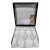 Vintage Hoya Crystal Japan Cut Crystal Wine Glasses – Set of 6 with Original Satin Case For Sale
