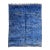 Blue Moroccan Beni MRirt Rug - 13.5 X 10.1 Ft For Sale