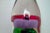 Late 20th Century Berry Davis Signed Contemporary Pink Purple Green Swirl Design Studio Art Glass For Sale In Detroit - Image 6 of 10