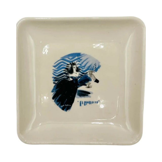 Vintage El Morocco Nyc Nightclub Porcelain Ashtray Trinket Dish For Sale - Image 10 of 12