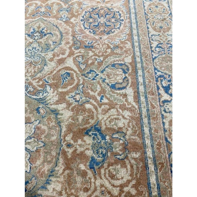 1930s Old Persian Tabriz Area Rug 4x6 For Sale In Dallas - Image 6 of 9
