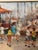 Jean Boissin Mid-Century Impressionist Style Oil Painting Carnival Scene in France For Sale - Image 13 of 15