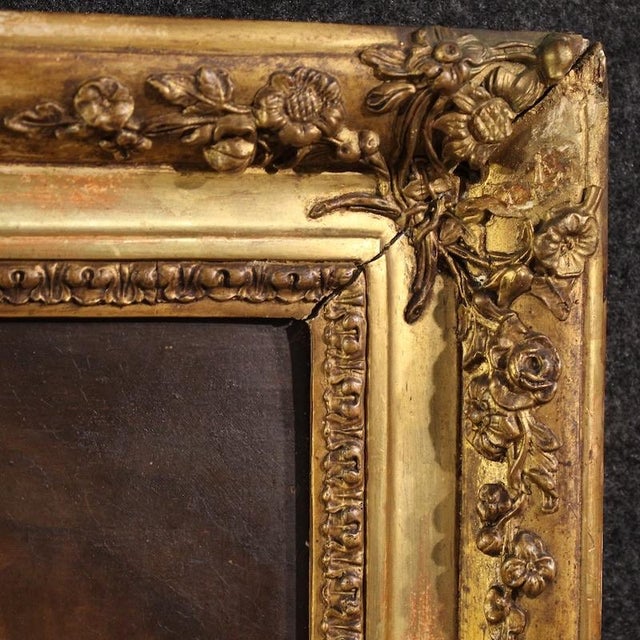 Italian Artist, Bucolic Landscape, 1830, Oil on Panel For Sale - Image 7 of 16