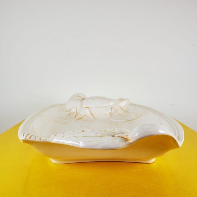 Large Vintage Italian Ceramic Centerpiece For Sale - Image 6 of 9