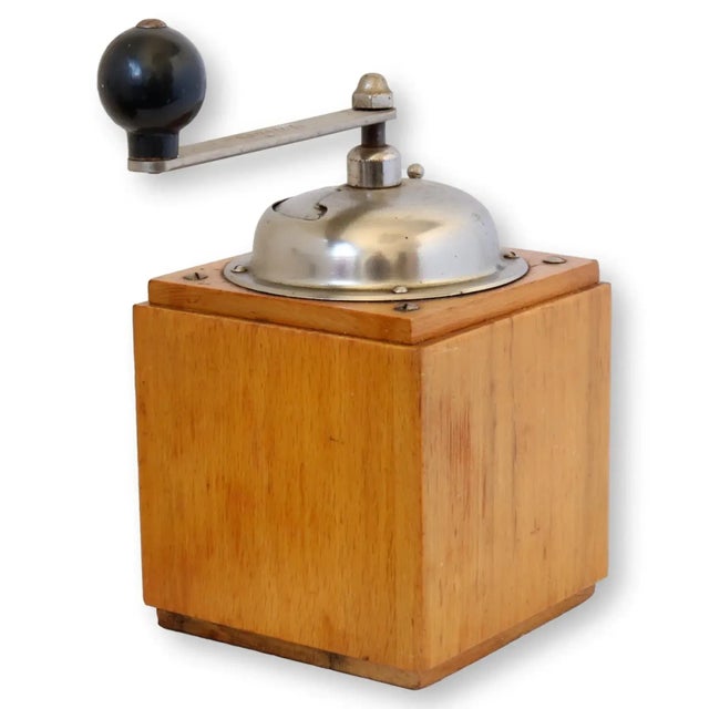 Midcentury French Vintage Dienes Pede Coffee Grinder For Sale - Image 4 of 5