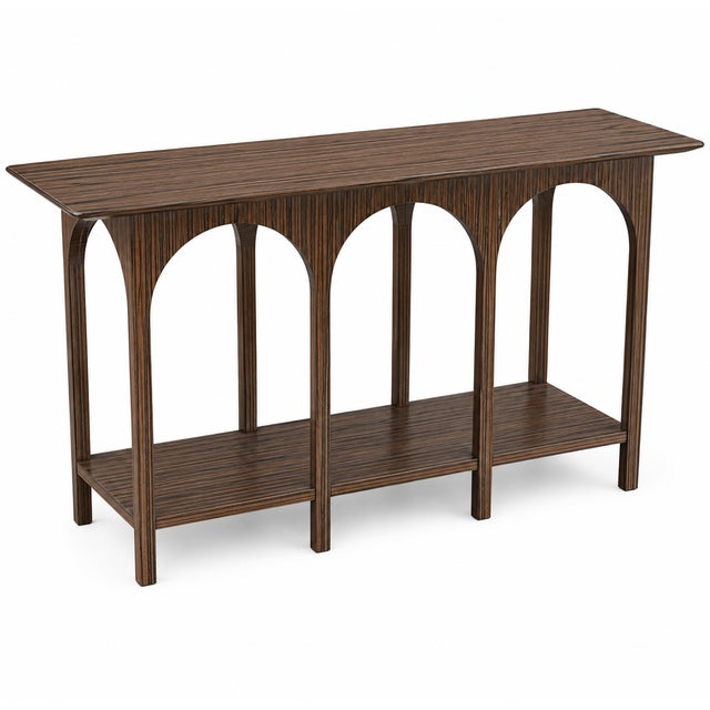 Modern Mid Century Style Console For Sale - Image 4 of 7