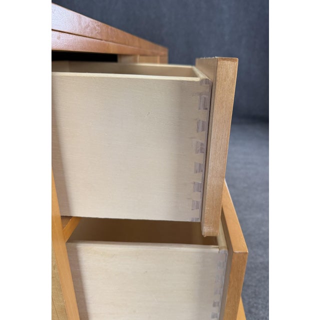 Late 20th Century Maple Dresser With Mirror For Sale - Image 11 of 16