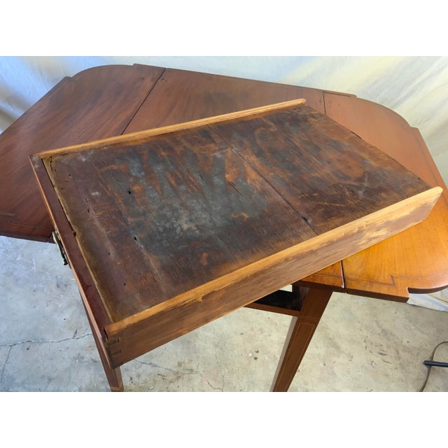18th Century Mahogany Pembroke Table For Sale - Image 9 of 13