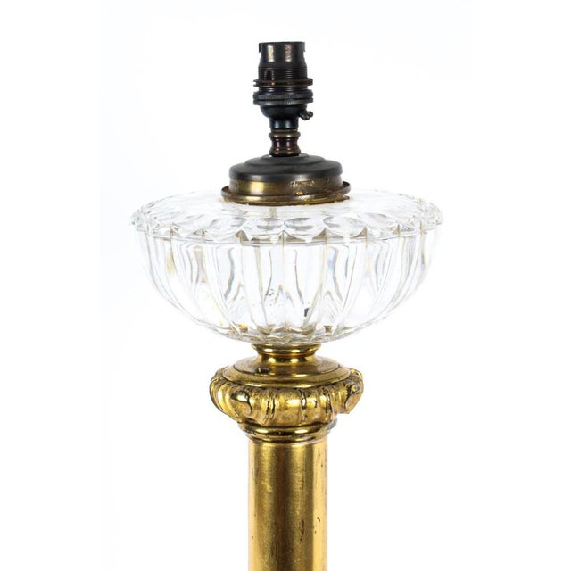 19th Century William IV Gilt Bronze Table Lamp For Sale - Image 5 of 14