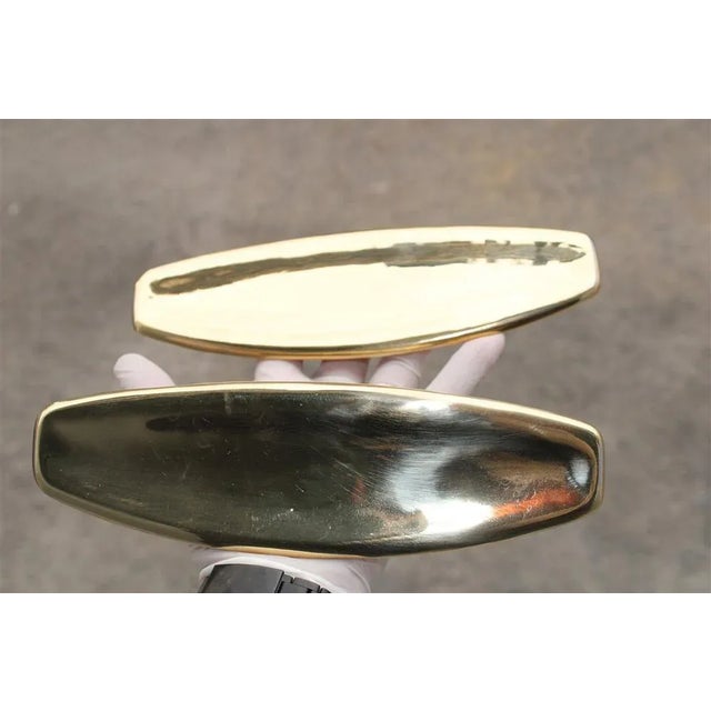 Italian Handles in Brass, 1950s, Set of 2, in Very Good conditions. Designed 1950 to 1959