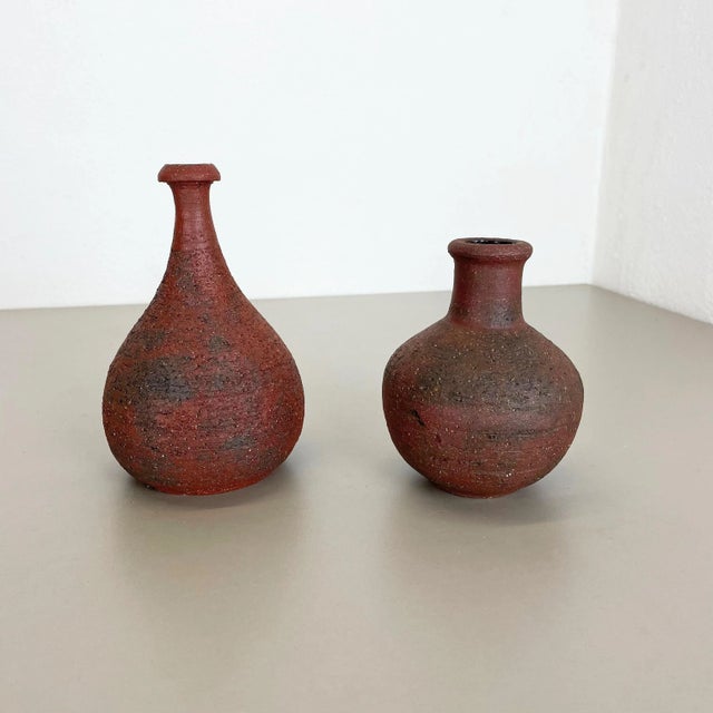 Studio Pottery Sculptural Objects from Gerhard Liebenthron, Germany, 1970s, Set of 2 For Sale - Image 4 of 18