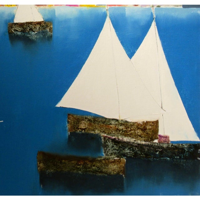 Impressionist Lido Bettarini Vele C. 1990 Painting For Sale - Image 3 of 7