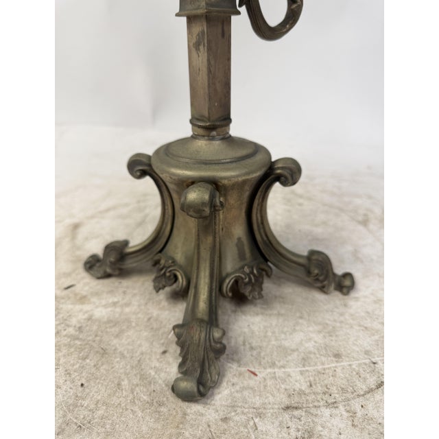Vintage English Adjustable Table Light, 1920s For Sale - Image 12 of 15