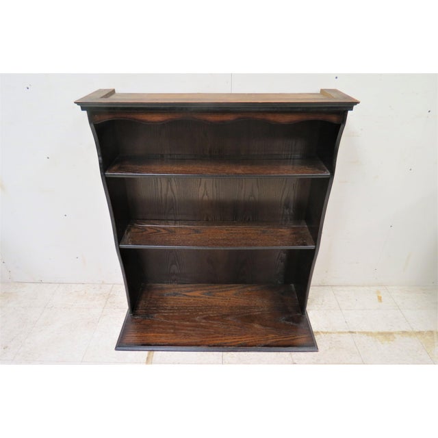 This vintage piece was imported from England. If you have a dark oak buffet this piece would look beautiful sitting on top...