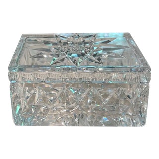 Square Crystal Box For Sale