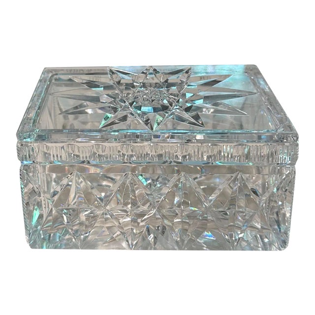 Square Crystal Box For Sale