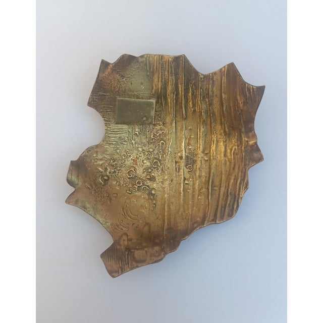 1960s Brutalist Abstract Gilt Metal Catchall, 1960s For Sale - Image 5 of 5