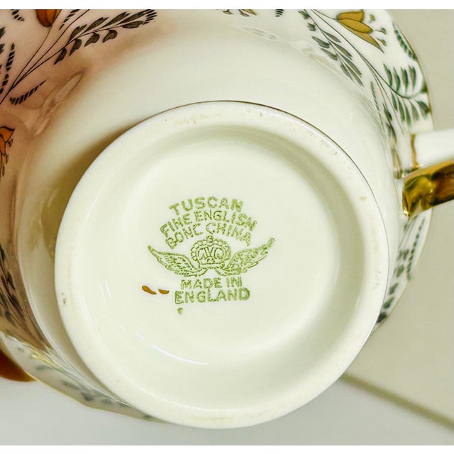 5 English Cups and Saucers For Sale - Image 9 of 12