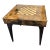 1970s Aldo Tura Brown and Cream Goatskin Game Table For Sale