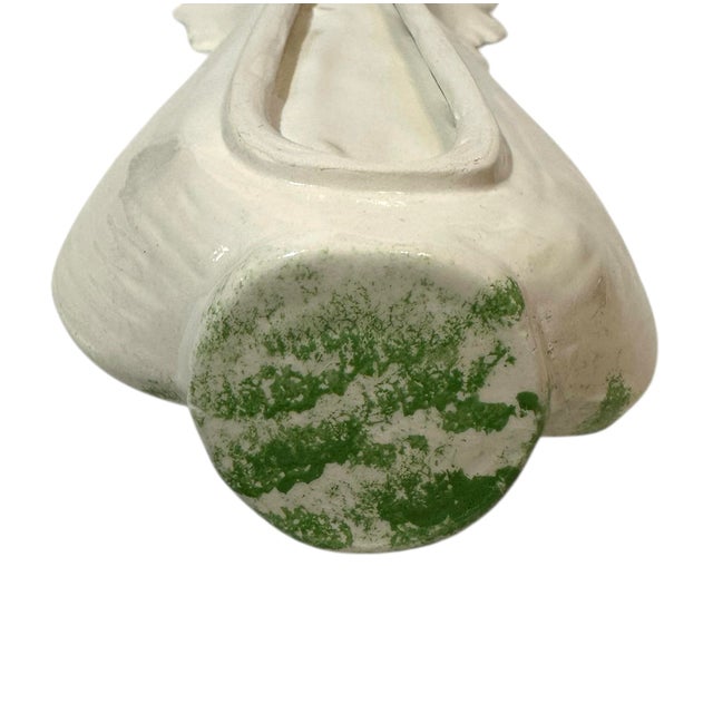 Vintage Ceramic Celery Shaped Serving Dish For Sale - Image 4 of 12