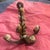 Nautical Nautical Cast Metal Anchor Sculpture Adorned With Natural Seashells For Sale - Image 3 of 10