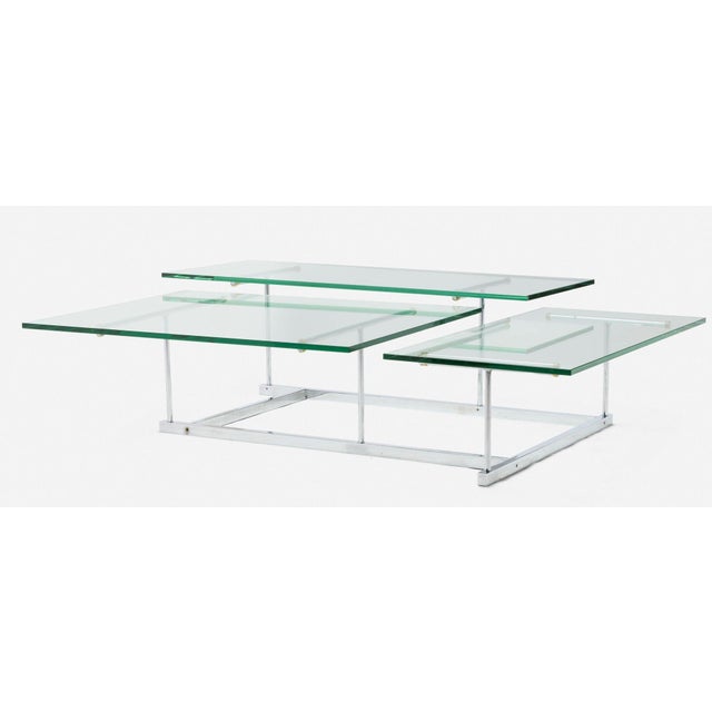 Gerald McCabe Rare Multi-Plane Coffee Table 1981 For Sale In Chicago - Image 6 of 7