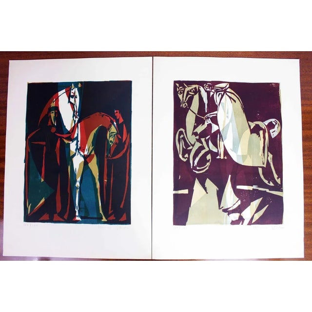 Two print Hanns Studer 1976 These original prints were published in 120 copies for the cabinet "Druckgraphik und...
