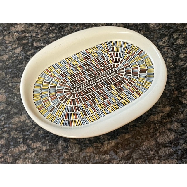 Cream 1970s Yūsuke Aida for Nikko Venture "Sierra" Oblong Platters - Set of 8 For Sale - Image 8 of 11