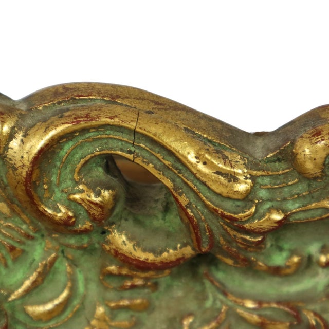 Baroque Style Gilt Wood and Plaster Frame For Sale - Image 5 of 17