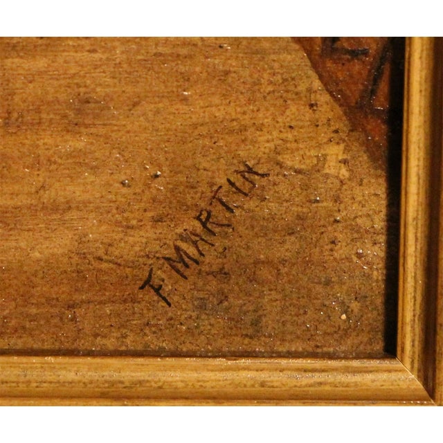 F. Martin, Street Scene at the Isartor in Munich, Early 19th Century, Oil on Canvas, Framed For Sale - Image 5 of 9