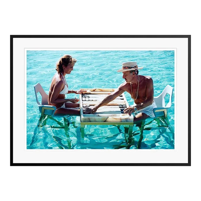 Contemporary Keep Your Cool 1978 by Slim Aarons Black Framed C-Print For Sale