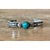 Mid 20th Century Vintage Navajo Turquoise Sterling Silver Cuff For Sale - Image 5 of 12