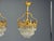 French Louis Xvi, Chandeliers, Dore Bronze, Crystal, France, 19th Century For Sale - Image 4 of 17