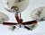 Art Deco Pendant Light in Wood and Glass, 1930s For Sale - Image 13 of 18